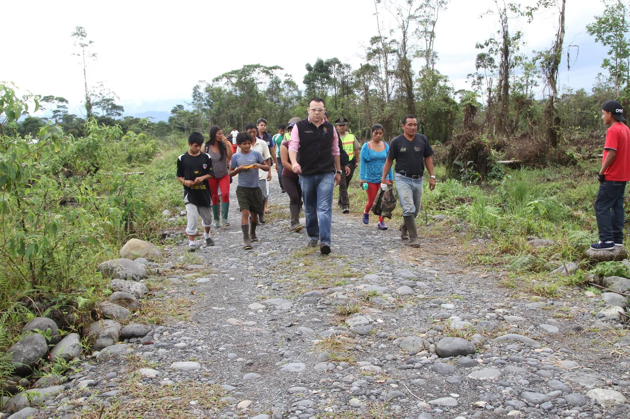 El Intendente de Pastaza recorrió los terrenos para verificar que no hay invasiones