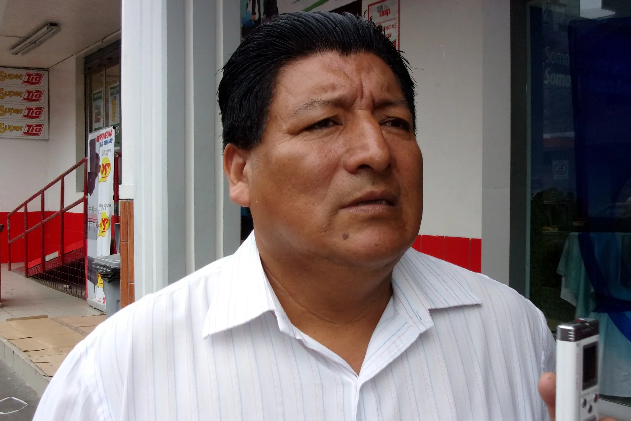Marco Adriano, presidente del GAD Parroquial de Veracruz.