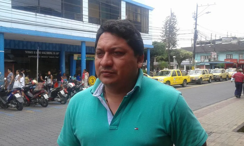 César Castro, alcalde del cantón Santa Clara