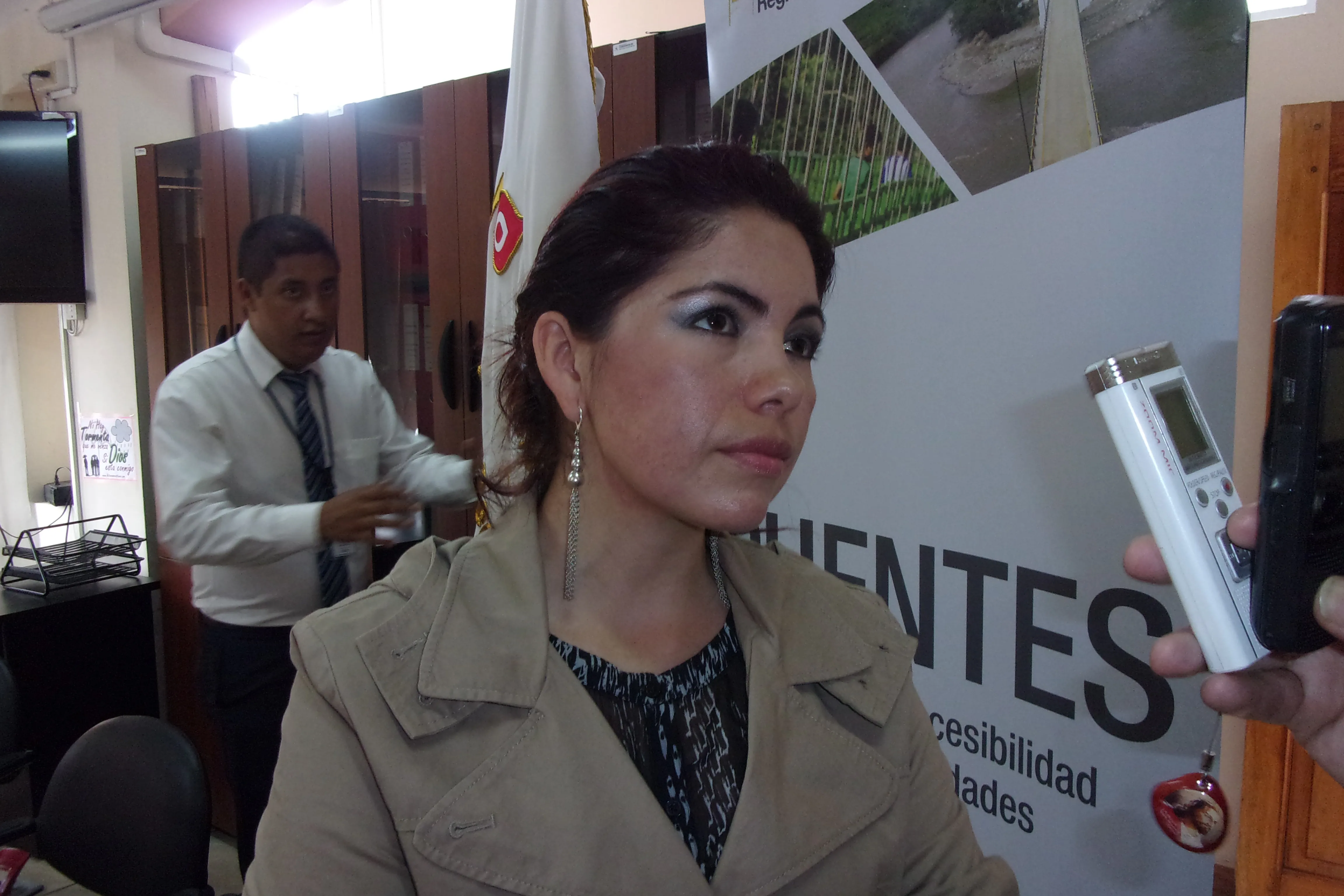La Subsecretaria Regional 3 del Ministerio de Transportes y OOPP Deysi Ortiz
