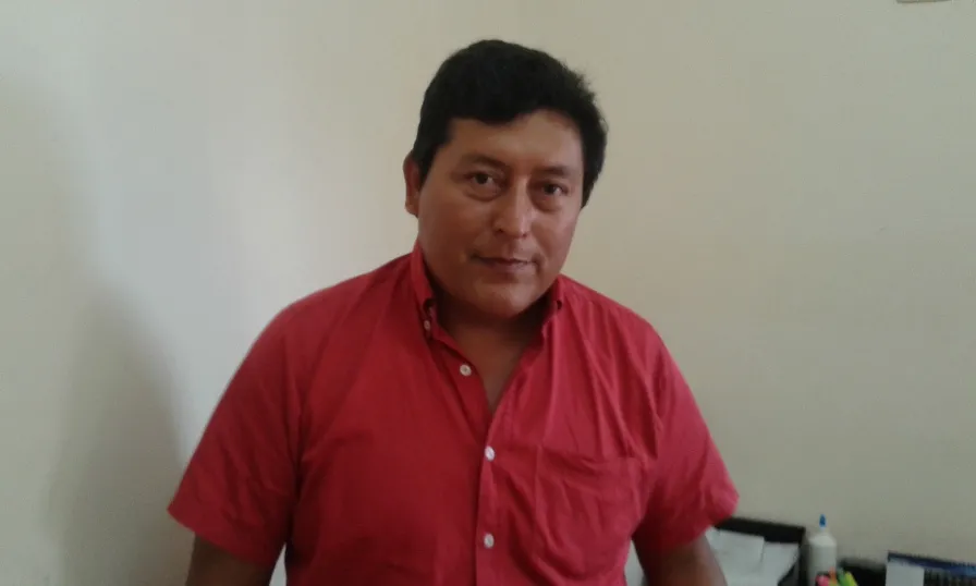 El Vicepresidente Nacional de la CONAGOPARE (Consejo Nacional de Gobiernos Parroquiales Rurales del Ecuador) Carlos Lara.