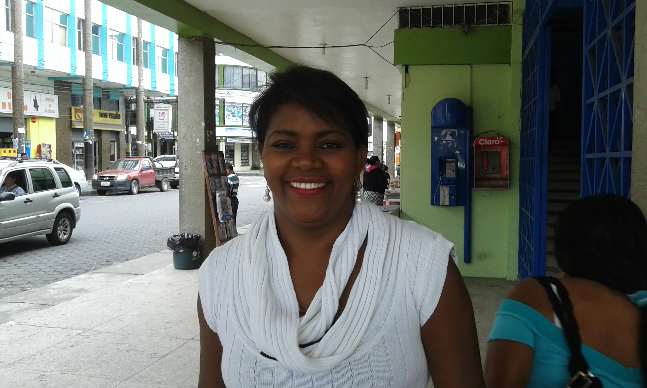 Cecilia Medranda, presidenta de la Asociación de Artistas Profesionales de Pastaza