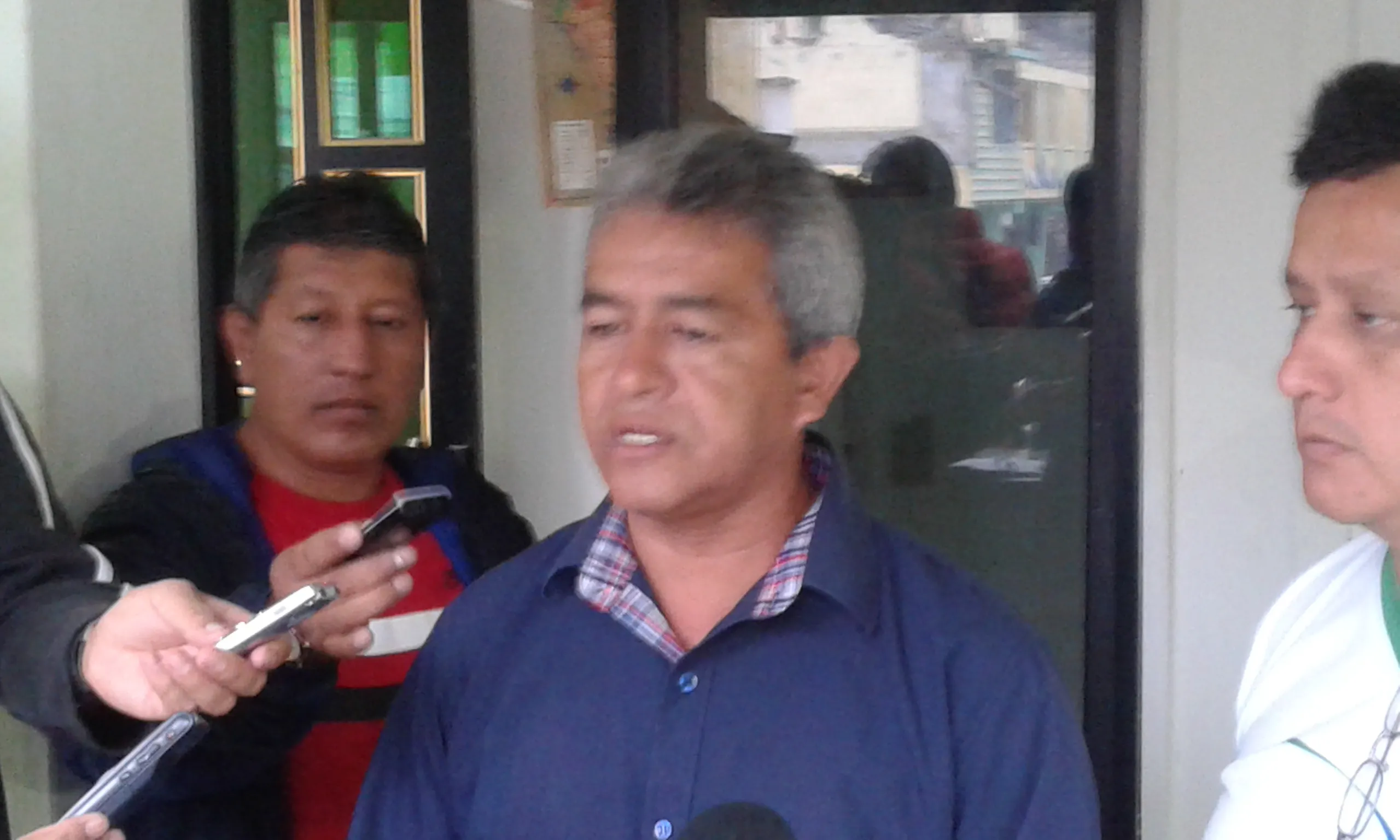 Luis Núñez presidente de las Operadoras Turísticas de Pastaza estuvo en la rueda de prensa