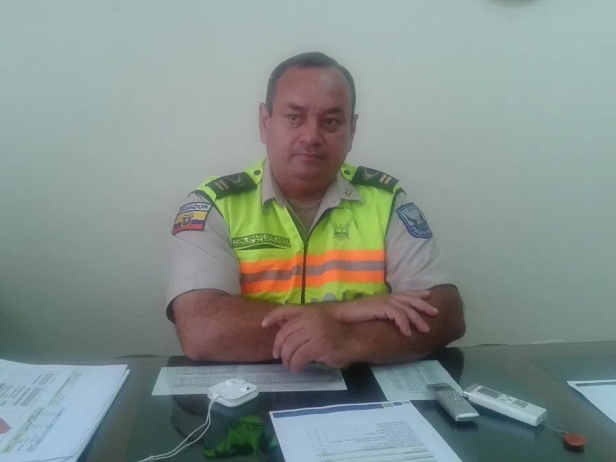 Teniente Coronel Diego Erazo, Comandante (e) de Policía de Pastaza