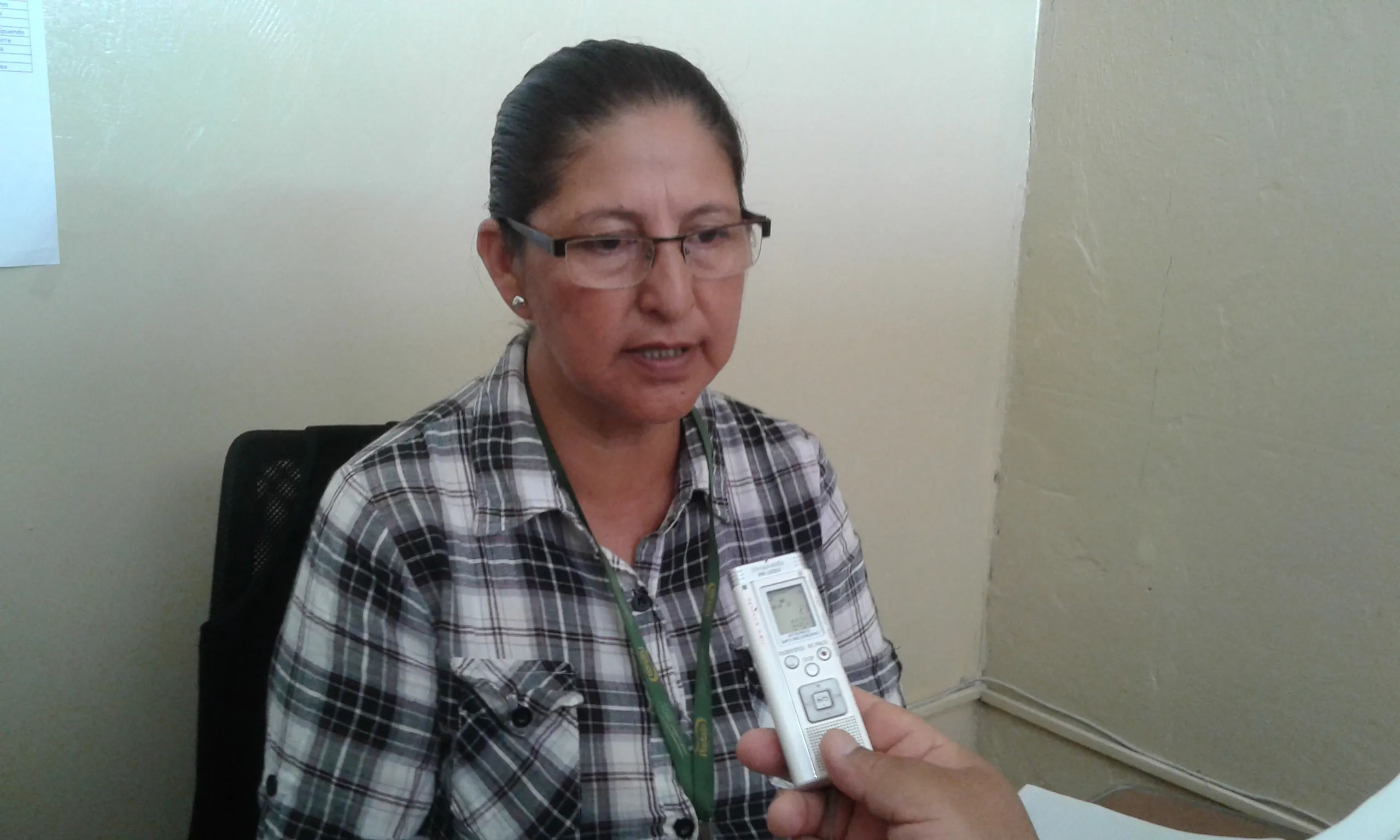 La Comisara Municipal Uno del Cantón Pastaza, Narcisa Medina