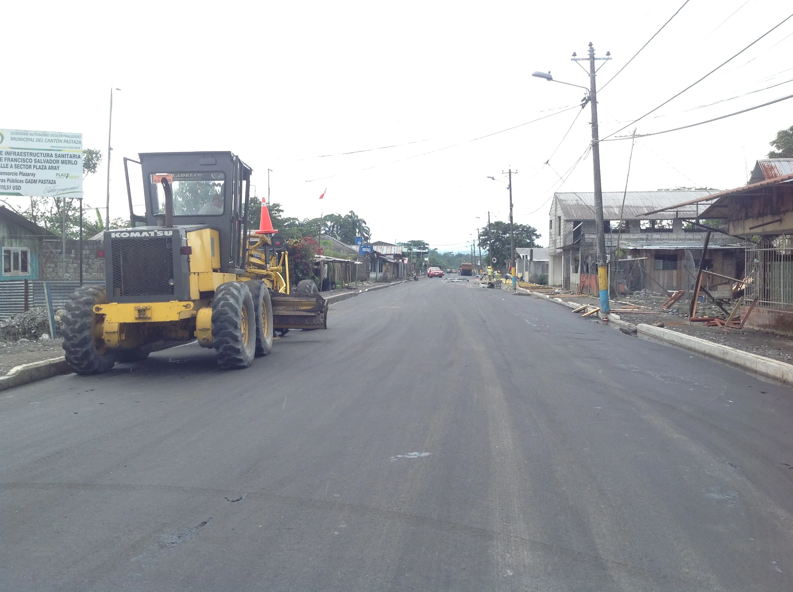 Calles pavimentadas dota el Municipio para este barrio