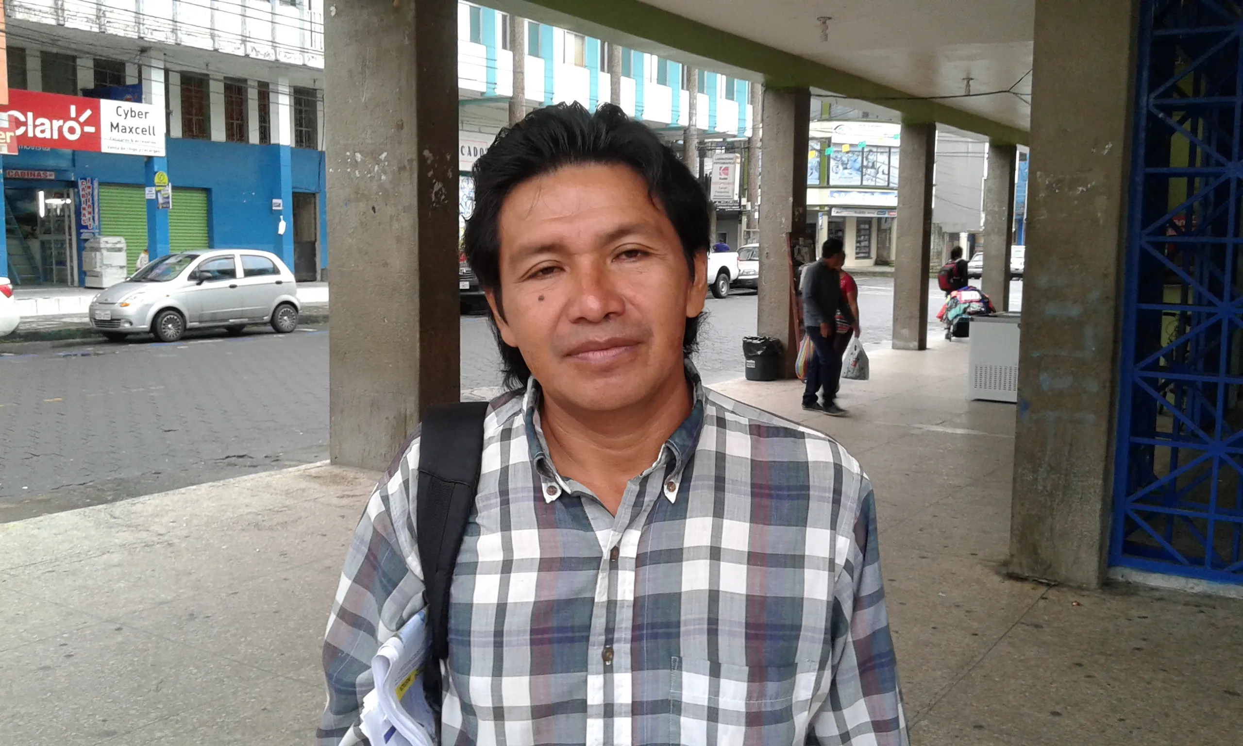 Franco Viteri presidente de la COMFENIAE y militante del movimiento Pachacutik