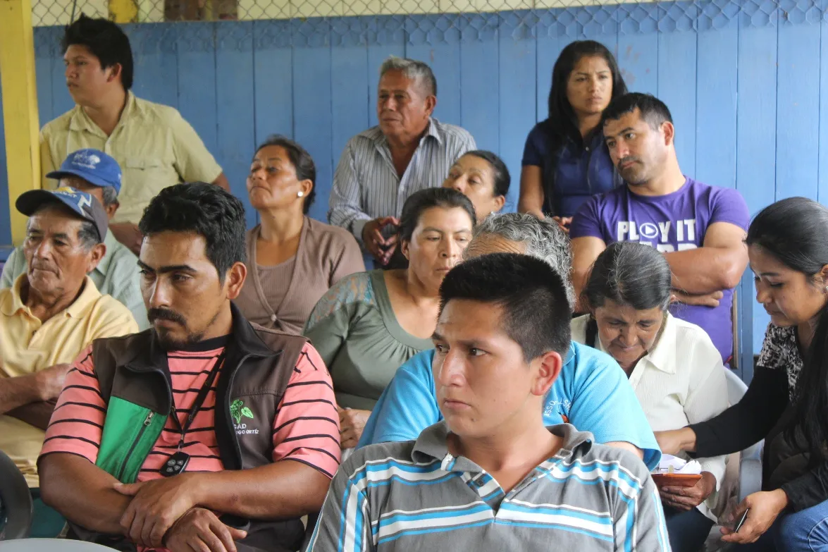 Productores beneficiarios de kits en Fátima