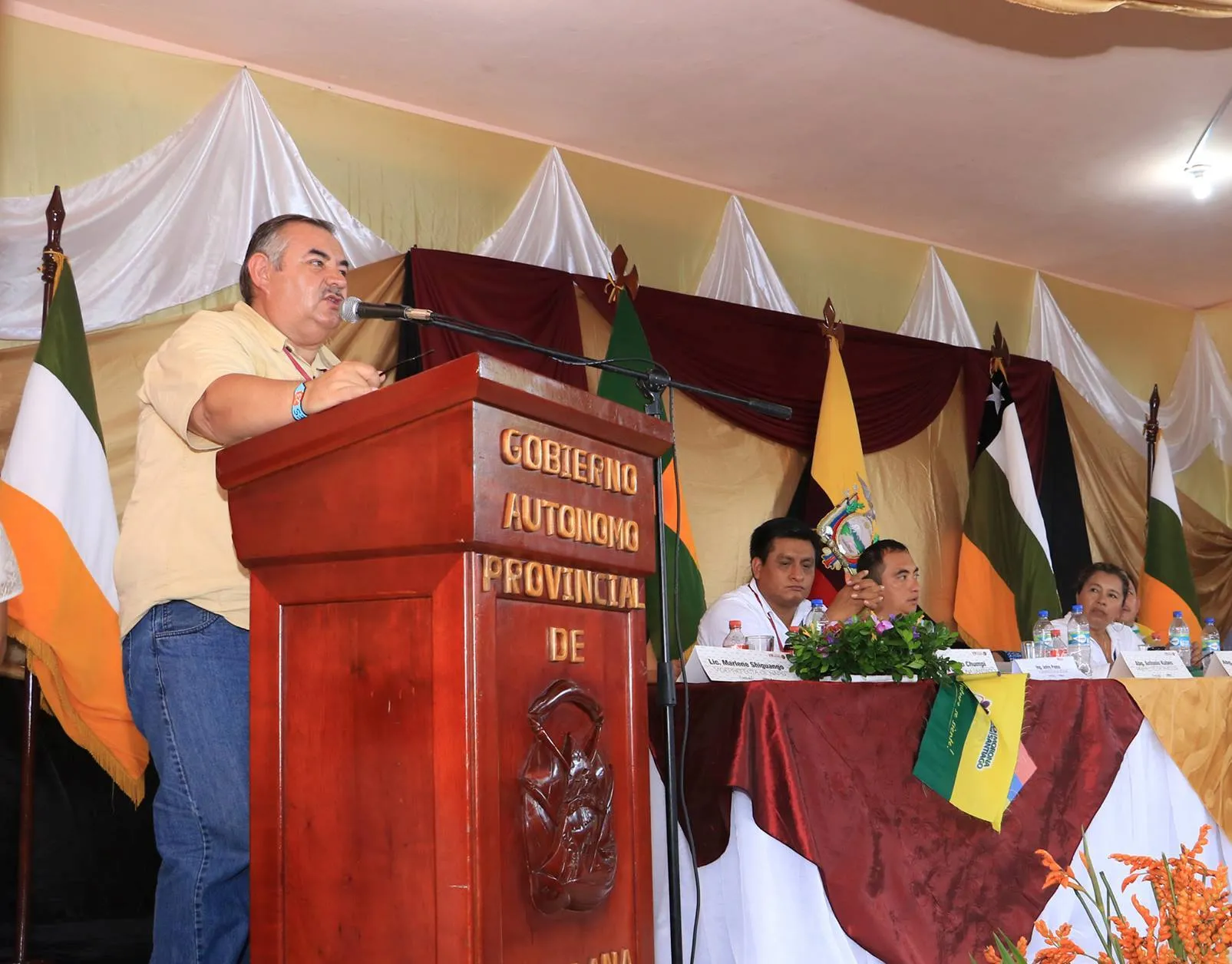 EL PREFECTO ANTONIO KUBES EN SU INTERVENCIÓN