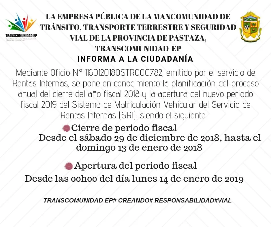 CIERRE DEL PROCESO FISCAL