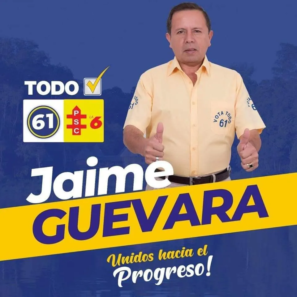 JAIME GUEVARA NUEVO PREFECTO DE PASTAZA